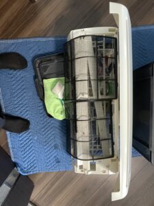 名古屋市熱田区での作業写真:カバーを外したところ