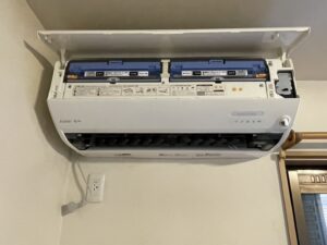 名古屋市北区での作業写真:カバーを外したところ