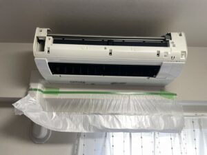 名古屋市中区での作業写真:カバーを外したところ