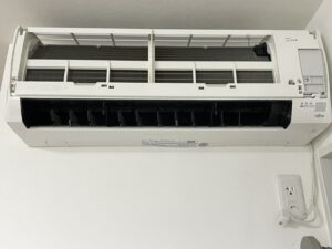 名古屋市中区での作業写真:カバーを外したところ