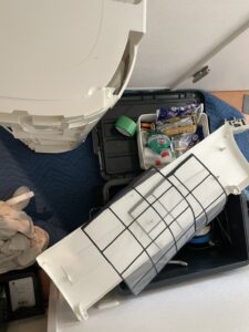 名古屋市天白区での作業写真：洗い流した汚れ